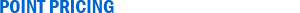 Web Service Point Pricing