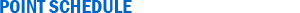 Web Service Point Schedule